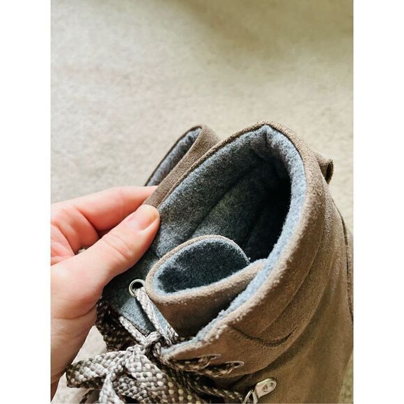 Sam Edelman Tie Up Ankle Manchester Flint Gray Boot sz 8 - Picture 6 of 8